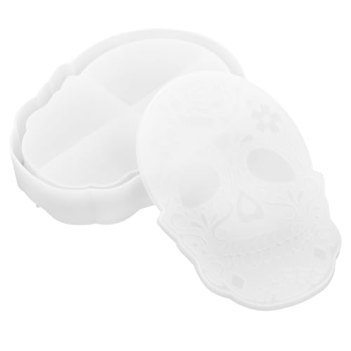 HIAKDOFT Flexibler Silikon DIY Form Schädel Aufbewahrungsbox Gießform Halloween Dekoration Wiederverwendbar Leicht und Kompakt für Harz Schmuckherstellung und Bastelprojekte HIAKDOFT Flexibler Silikon DIY Form Schädel Aufbewahrungsbox Gießform Halloween Dekoration Wiederverwendbar Leicht und Kompakt für Harz Schmuckherstellung und Bastelprojekte von HIAKDOFT
