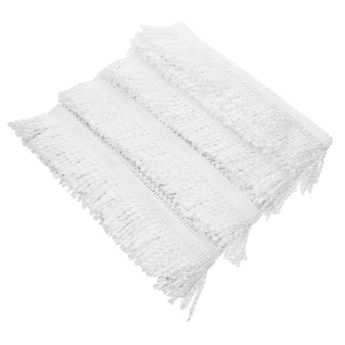 HIAKDOFT Fransenborte für Vorhänge Weiße Quastenbordüre DIY Nähzubehör Polyester Dekorative Fensterdekoration Wohnzimmer Sofa Akzent HIAKDOFT Fransenborte für Vorhänge Weiße Quastenbordüre DIY Nähzubehör Polyester Dekorative Fensterdekoration Wohnzimmer Sofa Akzent von HIAKDOFT