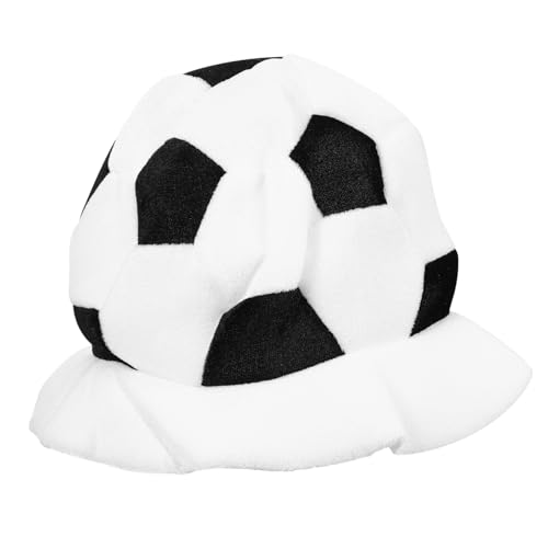 HIAKDOFT Fußballmütze aus Plüsch für Sportwettkämpfe Unisex Einstellbare Einheitsgröße Dekorativer Fußballhut für Fans Leicht und Tragbar für Sportveranstaltungen und Partyaccessoires HIAKDOFT Fußballmütze aus Plüsch für Sportwettkämpfe Unisex Einstellbare Einheitsgröße Dekorativer Fußballhut für Fans Leicht und Tragbar für Sportveranstaltungen und Partyaccessoires von HIAKDOFT