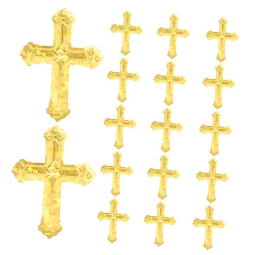 HIAKDOFT Glänzendes Kreuz Konfetti Goldfarben Spirituelle Tischdekoration für Taufe Kommunion Shower und Geburtstagsfeier Langlebig Schimmernd Festlich Plastisch HIAKDOFT Glänzendes Kreuz Konfetti Goldfarben Spirituelle Tischdekoration für Taufe Kommunion Shower und Geburtstagsfeier Langlebig Schimmernd Festlich Plastisch von HIAKDOFT