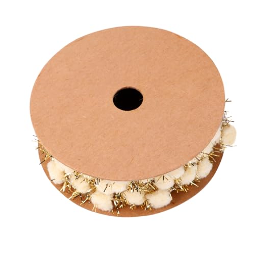 HIAKDOFT Glitter Drahtband mit Pom Poms Goldfarbene Bastelband Dekoration für Weihnachtsbaum DIY Kunsthandwerk Party und Geschenkverpackung Funkelndes Bastelzubehör für Kreative Projekte HIAKDOFT Glitter Drahtband mit Pom Poms Goldfarbene Bastelband Dekoration für Weihnachtsbaum DIY Kunsthandwerk Party und Geschenkverpackung Funkelndes Bastelzubehör für Kreative Projekte von HIAKDOFT