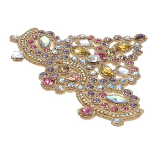 HIAKDOFT Glitzer Strass Applikation zum Aufbügeln Dekorativer Schuh aufnäher mit Handgefertigten Perlen Stilvoller Patch für Kleidung DIY Bastelset zur Reparatur und Verzierung von HIAKDOFT Glitzer Strass Applikation zum Aufbügeln Dekorativer Schuh aufnäher mit Handgefertigten Perlen Stilvoller Patch für Kleidung DIY Bastelset zur Reparatur und Verzierung von von HIAKDOFT