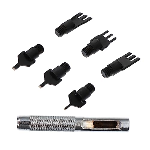 HIAKDOFT Handgenähter Leder Lochstanzer Prong Tool für Gürtel DIY Lederbearbeitung Robustes Langlebiges Lochstanzer für Brieftasche Handtasche Lederhandwerk HIAKDOFT Handgenähter Leder Lochstanzer Prong Tool für Gürtel DIY Lederbearbeitung Robustes Langlebiges Lochstanzer für Brieftasche Handtasche Lederhandwerk von HIAKDOFT
