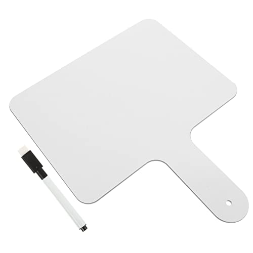 HIAKDOFT Handliches Whiteboard Teilig Doppelseitig Trocken Abwischbar Schreibtafel für Klassenzimmer Schüler Antworttafel Voting Spiel Lernhilfe von HIAKDOFT