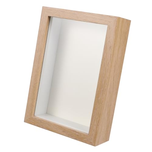 HIAKDOFT Holz Bilderrahmen Schmetterling Hohlrahmen für Trockenblumen und Fotos Kreativer Specimen Photo Frame Naturholz Tischdekoration für Wohnzimmer Schlafzimmer von HIAKDOFT