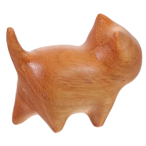 HIAKDOFT Holzfigur Katze Miniatur Süße Holzkatze Geschnitzt Tischdeko Leicht Sammler Geeignet HIAKDOFT Holzfigur Katze Miniatur Süße Holzkatze Geschnitzt Tischdeko Leicht Sammler Geeignet von HIAKDOFT