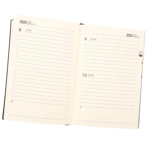 HIAKDOFT Jahresplaner Tageskalender PU Einband Leicht Tragbar für Schüler Büroplaner Terminbuch To Do Liste Organizer Notizbuch HIAKDOFT Jahresplaner Tageskalender PU Einband Leicht Tragbar für Schüler Büroplaner Terminbuch To Do Liste Organizer Notizbuch von HIAKDOFT