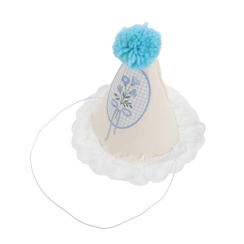 HIAKDOFT Kindergeburtstagsparty Mütze Kleiner mit Pompon und Spitzenverzierung Bunte Partyhüte für Kleinkinder Leicht zu Tragen für Fotos und Feierlichkeiten HIAKDOFT Kindergeburtstagsparty Mütze Kleiner mit Pompon und Spitzenverzierung Bunte Partyhüte für Kleinkinder Leicht zu Tragen für Fotos und Feierlichkeiten von HIAKDOFT