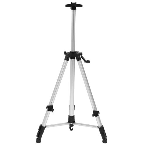 HIAKDOFT Klappbare Höhenverstellbare Aluminium Staffelei aus Leichtem Metall Stabiles Dreibein Display für Zeichnung und Malerei als Tisch und Bodenstaffelei für Künstler Drinnen und HIAKDOFT Klappbare Höhenverstellbare Aluminium Staffelei aus Leichtem Metall Stabiles Dreibein Display für Zeichnung und Malerei als Tisch und Bodenstaffelei für Künstler Drinnen und von HIAKDOFT
