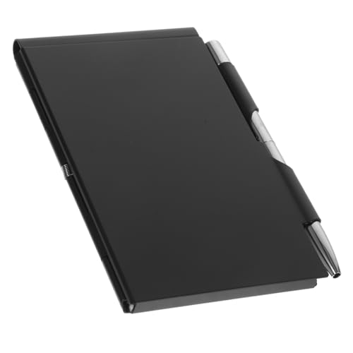 HIAKDOFT Kleines Metall notizbuch mit Stift Tragbarer Mini pocket Notizblock für To do listen Büro Schule mit Robustem Aluminiumgehäuse Praktischem Schreibpad für Unterwegs HIAKDOFT Kleines Metall notizbuch mit Stift Tragbarer Mini pocket Notizblock für To do listen Büro Schule mit Robustem Aluminiumgehäuse Praktischem Schreibpad für Unterwegs von HIAKDOFT