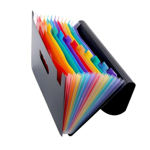 HIAKDOFT Lagiger Multifunktionaler Organizer Robuster Kunststoff ordner mit Bunten Fächern Tragbarer Dokumenten Schulordner für Büro Schule und Zuhause Leicht und Langlebig HIAKDOFT Lagiger Multifunktionaler Organizer Robuster Kunststoff ordner mit Bunten Fächern Tragbarer Dokumenten Schulordner für Büro Schule und Zuhause Leicht und Langlebig von HIAKDOFT