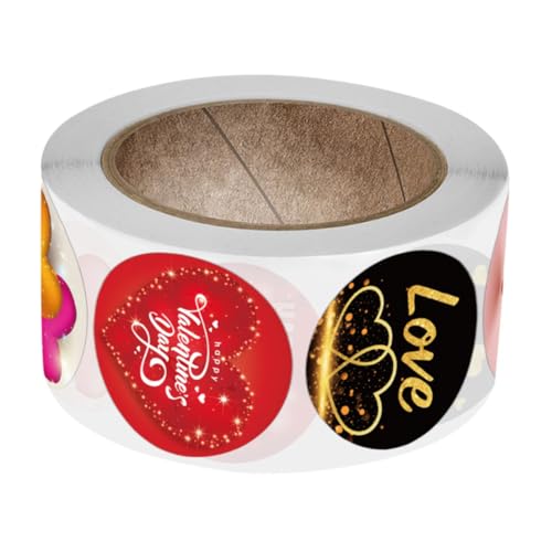 HIAKDOFT Liebe Aufkleber Rund Selbstklebend Candy Sealing Paper Sticker für Valentinstag Dekoration Verpackung HIAKDOFT Liebe Aufkleber Rund Selbstklebend Candy Sealing Paper Sticker für Valentinstag Dekoration Verpackung von HIAKDOFT