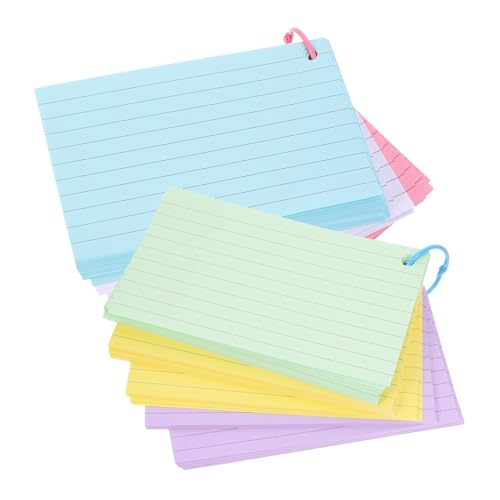 HIAKDOFT Linierte Karteikarten mit Metallring Teiliges Blanko Flashcards Notizblock Tragbar Langlebiges Papier für Vokabeln Tagebuch Notizen und Kreative Ideen für Büro und Schule HIAKDOFT Linierte Karteikarten mit Metallring Teiliges Blanko Flashcards Notizblock Tragbar Langlebiges Papier für Vokabeln Tagebuch Notizen und Kreative Ideen für Büro und Schule von HIAKDOFT