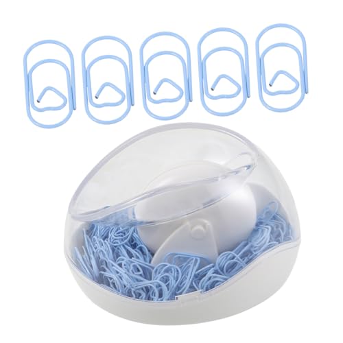 HIAKDOFT Magnetische Herz Büroklammern Kleine Paperclips im Mini Organizer Box Praktisch für Schreibtisch Home Office Schule Effiziente Ablage Charmantes Design von HIAKDOFT