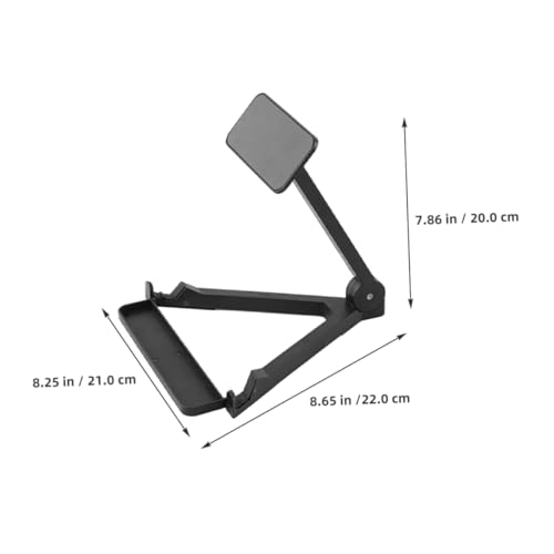 HIAKDOFT Magnetische Whiteboard -Halterung kleine Whiteboard-Staffelei Kunststoffgestell Anzeigeständer für Sammlerstücke Tabletop -Anzeigeständer Tischgestell ABS-Kunststoff Schwarz von HIAKDOFT