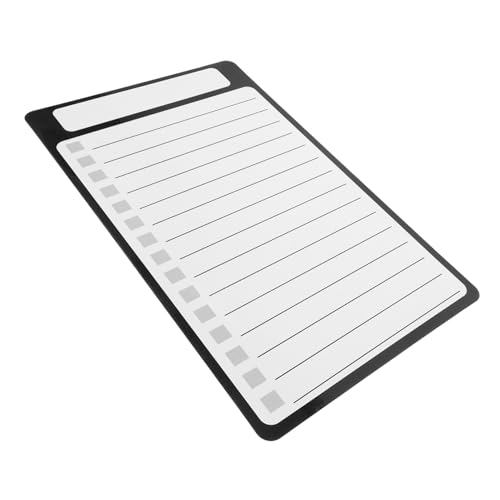 HIAKDOFT Magnetischer Pet Notizblock für Kühlschrank Abwischbares Whiteboard Magnetische Einkaufsliste Wiederverwendbar Glatt Schreibbar Haftet an Kühlschrank und Metallflächen Vielseitig HIAKDOFT Magnetischer Pet Notizblock für Kühlschrank Abwischbares Whiteboard Magnetische Einkaufsliste Wiederverwendbar Glatt Schreibbar Haftet an Kühlschrank und Metallflächen Vielseitig von HIAKDOFT