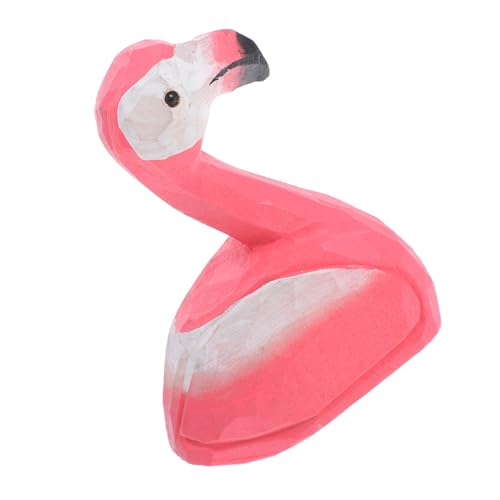 HIAKDOFT Manueller Bleistiftspitzer Flamingo Design aus Holz Tragbarer Vintage Anspitzer für Schule und Leicht und Robust Geeignet für Schüler und Künstler von HIAKDOFT