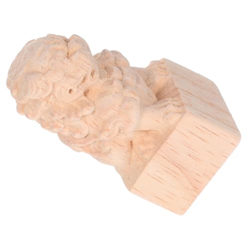 HIAKDOFT Massive Holzdeko Löwenkopf Möbel Finials Geschnitzte Dekorative Pfostenkappen aus Vollholz für Treppengeländer Möbelstützen und Rustikale Einrichtung HIAKDOFT Massive Holzdeko Löwenkopf Möbel Finials Geschnitzte Dekorative Pfostenkappen aus Vollholz für Treppengeländer Möbelstützen und Rustikale Einrichtung von HIAKDOFT