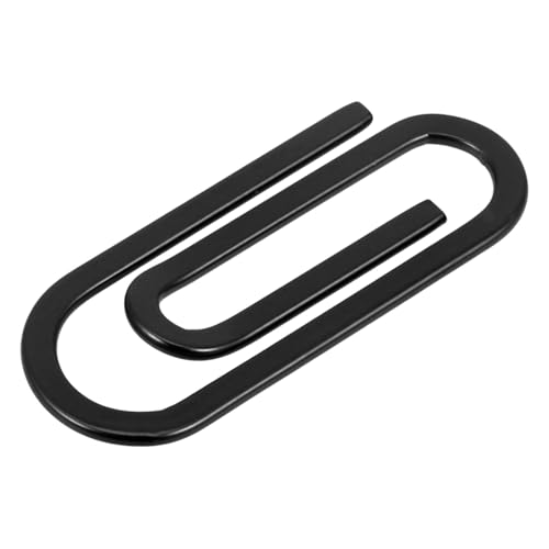HIAKDOFT Metall Büroklammern Schwarz Kleine Paper Clips Langlebig Praktisch für Büro Zuhause Dokumente Fotos Memo Organizer HIAKDOFT Metall Büroklammern Schwarz Kleine Paper Clips Langlebig Praktisch für Büro Zuhause Dokumente Fotos Memo Organizer von HIAKDOFT