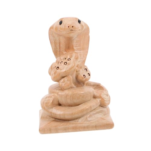 HIAKDOFT Mini Holz Schlangenfigur Zarte Schlangenstatue 2025 Neujahrsgeschenk Holzschnitzerei Tier HIAKDOFT Mini Holz Schlangenfigur Zarte Schlangenstatue 2025 Neujahrsgeschenk Holzschnitzerei Tier von HIAKDOFT