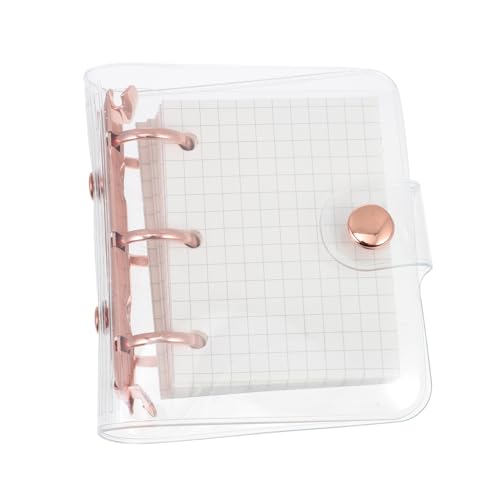 HIAKDOFT Mini Notizbuch Ringbuch Rosegold mit Karierten Blättern und Aufbewahrungstaschen Dekoratives Taschen Notizheft für Schüler Tagebuch Scrapbook und Wochenplaner HIAKDOFT Mini Notizbuch Ringbuch Rosegold mit Karierten Blättern und Aufbewahrungstaschen Dekoratives Taschen Notizheft für Schüler Tagebuch Scrapbook und Wochenplaner von HIAKDOFT