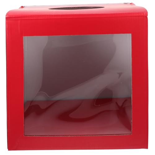 HIAKDOFT Multifunktionale Rote Lotteriebox aus Robustem Material für Firmenfeiern Partys und Versammlungen Wiederverwendbare Raffle box mit Guter Versiegelung und Praktischem HIAKDOFT Multifunktionale Rote Lotteriebox aus Robustem Material für Firmenfeiern Partys und Versammlungen Wiederverwendbare Raffle box mit Guter Versiegelung und Praktischem von HIAKDOFT