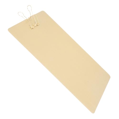 HIAKDOFT Multifunktionales Klemmbrett aus Edelstahl Praktisches Schreibbrett mit Dokumentenclip Leichtes Clipboard für Büro Schule und Zuhause Organisierter Papierhalter für Effizientes von HIAKDOFT