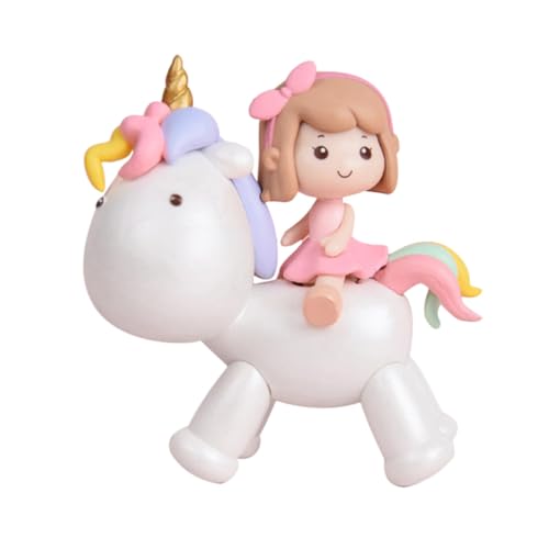 HIAKDOFT Niedliche Einhorn Mädchen Tortendeko Figur Cartoon Dekoration für Geburtstag Party Innenbereich Tischdeko HIAKDOFT Niedliche Einhorn Mädchen Tortendeko Figur Cartoon Dekoration für Geburtstag Party Innenbereich Tischdeko von HIAKDOFT