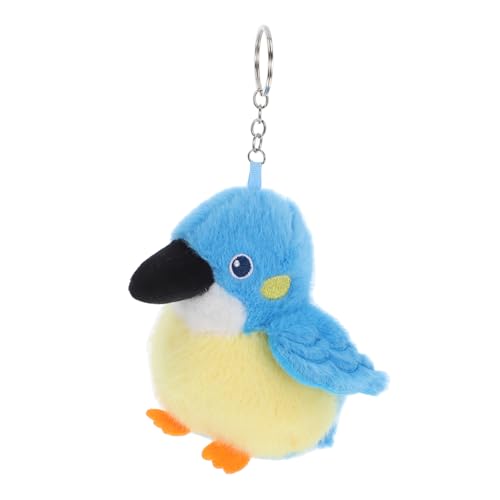 HIAKDOFT Papagei Schlüsselanhänger Schultaschen-anhänger Tierischer Rucksackanhänger Schulranzen-cartoon-anhänger Vogel Schlüsselanhänger Nymphensittich Stofftier Pp Baumwolle Sky-blue HIAKDOFT Papagei Schlüsselanhänger Schultaschen-anhänger Tierischer Rucksackanhänger Schulranzen-cartoon-anhänger Vogel Schlüsselanhänger Nymphensittich Stofftier Pp Baumwolle Sky-blue von HIAKDOFT