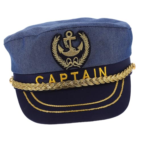 HIAKDOFT Partyhut Hüte Für Männer Matrosenzubehör Für Frauen Matrosenhut Bootshut Für Männer Bootskapitänshut Matrosenhut Damen Marinehut Seekapitänshut Matrosenhut Polyester HIAKDOFT Partyhut Hüte Für Männer Matrosenzubehör Für Frauen Matrosenhut Bootshut Für Männer Bootskapitänshut Matrosenhut Damen Marinehut Seekapitänshut Matrosenhut Polyester von HIAKDOFT