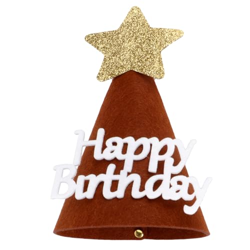 HIAKDOFT Partyhut für Geburtstagsfeier Kreatives Filzdesign Niedliches Geburtstags Party Accessoire Geeignet für Mädchen und Jungen Partydekoration und Foto Requisite HIAKDOFT Partyhut für Geburtstagsfeier Kreatives Filzdesign Niedliches Geburtstags Party Accessoire Geeignet für Mädchen und Jungen Partydekoration und Foto Requisite von HIAKDOFT