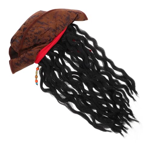HIAKDOFT Piratenhut für Halloween Kopfbedeckung für Cosplay Mottopartys Langlebig und für Kostüme und Feierlichkeiten von HIAKDOFT
