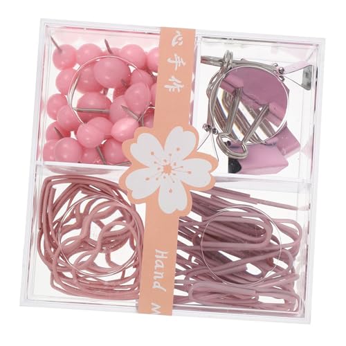 HIAKDOFT Praktisches Set Büroklammern und Stecknadeln aus Metall und Vielseitige Lesezeichen Clips in Verschiedenen Designs Geeignet für Papier Kalender Notizbuch und Scrapbooking HIAKDOFT Praktisches Set Büroklammern und Stecknadeln aus Metall und Vielseitige Lesezeichen Clips in Verschiedenen Designs Geeignet für Papier Kalender Notizbuch und Scrapbooking von HIAKDOFT