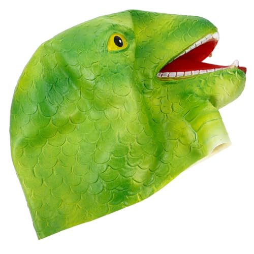 HIAKDOFT Realistische schlangenmaske Cosplay Maske Tierkopf Halloween Party Kostüm Ball Zubehör für Erwachsene und Jugendliche von HIAKDOFT