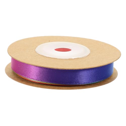 HIAKDOFT Regenbogen Geschenkband Farbverlauf Breit Doppelseitiges Satinband für DIY Dekorationen Haaraccessoires Basteln Geschenkverpackung und Blumenarrangements von HIAKDOFT