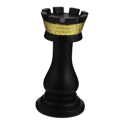 HIAKDOFT Resin Desktop Ornament Schwarze Schachfigur Robust Leicht Stabile Tischdekoration Chic Wohnkultur Geschenkideen HIAKDOFT Resin Desktop Ornament Schwarze Schachfigur Robust Leicht Stabile Tischdekoration Chic Wohnkultur Geschenkideen von HIAKDOFT