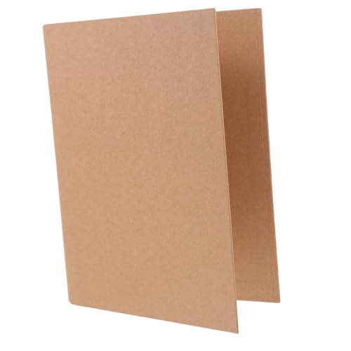 HIAKDOFT Ringbuch Einband aus Robustem Kraftpapier Ring Lose Hülle Wiederverwendbares Notizbuch Cover Leicht Platzsparend für Schule und Bürobedarf von HIAKDOFT