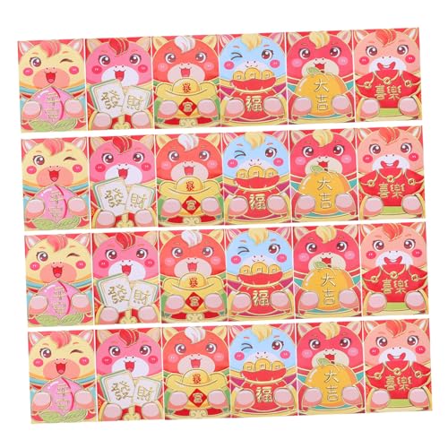 HIAKDOFT Rote Umschläge Jahr Des Pferdes Cartoon Pferde Spring Festival Envelope Lunar Year Envelope Packet Hongbao Umschläge für und Festfeier von HIAKDOFT