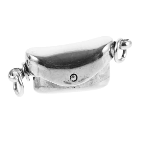 HIAKDOFT Schmuckverschluss für Armbänder und Halsketten Polierter Perlenverbinder Langlebiger DIY Schmuckverschluss Mittelgroß Hautfreundlich Einfach zu Befestigen HIAKDOFT Schmuckverschluss für Armbänder und Halsketten Polierter Perlenverbinder Langlebiger DIY Schmuckverschluss Mittelgroß Hautfreundlich Einfach zu Befestigen von HIAKDOFT