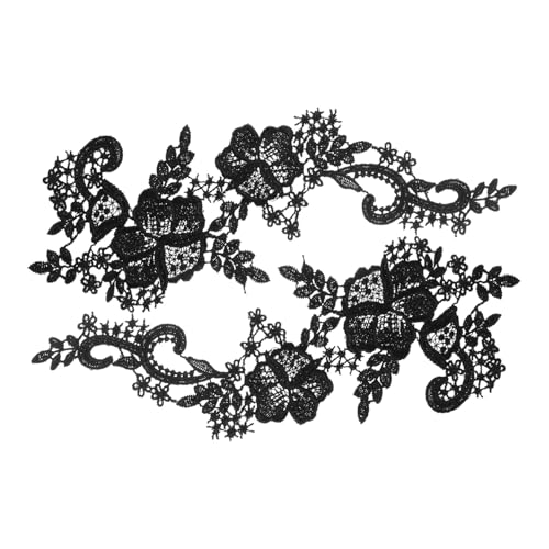 HIAKDOFT Schwarze Spitzenapplikation für Kleidung DIY Stickerei Blütenmuster Zarter Kragenbesatz Vielseitig für Abendkleider Cheongsam Hochzeitskleider Bühnenkostüme Geeignet HIAKDOFT Schwarze Spitzenapplikation für Kleidung DIY Stickerei Blütenmuster Zarter Kragenbesatz Vielseitig für Abendkleider Cheongsam Hochzeitskleider Bühnenkostüme Geeignet von HIAKDOFT