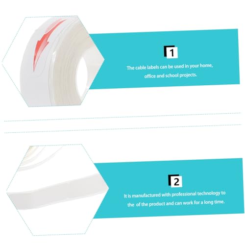 HIAKDOFT Selbstklebende Kabelbeschriftung Aufkleber Weiß pro Reißfest und Fettbeständig Kabelmarkierung für und Ladekabel Praktische Kabelkennzeichnung für Einfache Wartung und HIAKDOFT Selbstklebende Kabelbeschriftung Aufkleber Weiß pro Reißfest und Fettbeständig Kabelmarkierung für und Ladekabel Praktische Kabelkennzeichnung für Einfache Wartung und von HIAKDOFT