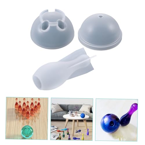 HIAKDOFT Silikon Bowlingform für Epoxidharz und Gießen Langlebige DIY Form mit Klarer Struktur Flexibel Leicht und Mehrfach Verwendbar für Bastelprojekte mit Trockenblumen und Glitzer HIAKDOFT Silikon Bowlingform für Epoxidharz und Gießen Langlebige DIY Form mit Klarer Struktur Flexibel Leicht und Mehrfach Verwendbar für Bastelprojekte mit Trockenblumen und Glitzer von HIAKDOFT