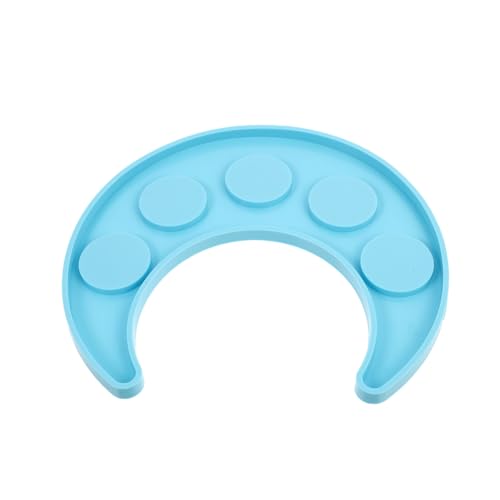 HIAKDOFT Silikon DIY Form Mondförmiges Tablett mit Vertiefungen Flexible Transparente Gießform für Weinregal Becherhalter Wohnaccessoires Basteln mit Epoxidharz HIAKDOFT Silikon DIY Form Mondförmiges Tablett mit Vertiefungen Flexible Transparente Gießform für Weinregal Becherhalter Wohnaccessoires Basteln mit Epoxidharz von HIAKDOFT