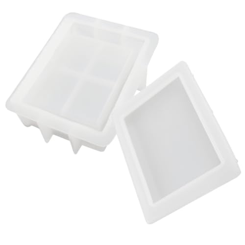 HIAKDOFT Silikonform Buchform DIY Silikon Gießform für Epoxidharz Schmuck Aufbewahrungsbox Bastelform für Schmuckkästchen Buchförmige Truhe Schnell und Einfach zum Basteln von HIAKDOFT