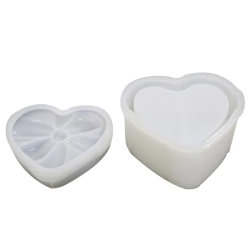 HIAKDOFT Silikonform Herz Geschenkbox mit Schleifen Deckel Flexibel Reißfest Wiederverwendbar für DIY Gießen Epoxidharz Schmuck Box Basteln Zubehör HIAKDOFT Silikonform Herz Geschenkbox mit Schleifen Deckel Flexibel Reißfest Wiederverwendbar für DIY Gießen Epoxidharz Schmuck Box Basteln Zubehör von HIAKDOFT