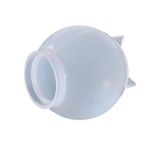 HIAKDOFT Silikonform Runde Kugel Flexibel Langlebig für DIY Handwerk Seife Kerze Epoxidharz Gießform zum Basteln mit Pflanzenfüllung Geeignet von HIAKDOFT