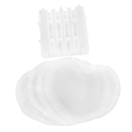 HIAKDOFT Silikonform Rutschfeste Silikonformen für Resin untersetzer Flexible Gießformen für DIY Herz unterteller Langlebig und Reißfest für Kreative Tischdekoration HIAKDOFT Silikonform Rutschfeste Silikonformen für Resin untersetzer Flexible Gießformen für DIY Herz unterteller Langlebig und Reißfest für Kreative Tischdekoration von HIAKDOFT