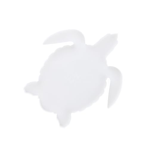 HIAKDOFT Silikonform Schildkröte Untersetzerform DIY Gießform Epoxidharz Coaster Mold Langlebig Wiederverwendbar Leicht zu Reinigen für Kreative Bastelarbeiten von HIAKDOFT