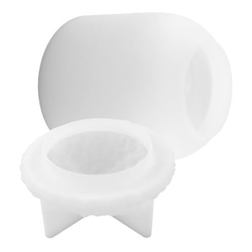 HIAKDOFT Silikonform für Epoxidharz DIY Aufbewahrungsglas mit Deckel Flexible Gießform für Party Süßigkeiten Schmuckfüllung Kreativ Sicher und Wiederverwendbar von HIAKDOFT