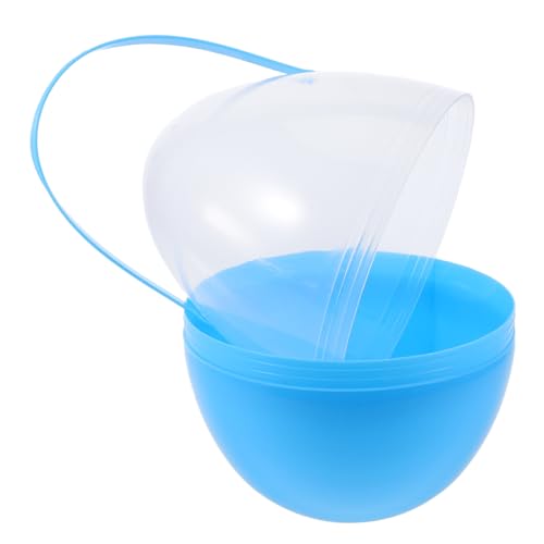 HIAKDOFT Simulierte Eierdekoration Form Jumbo-Eier befüllbar Schmuck Party Ostereier Große Eier Eierverzierung Große Plastikeier Ostern-Desktop-Dekoration Osterdekor großes Plastikei Abs von HIAKDOFT